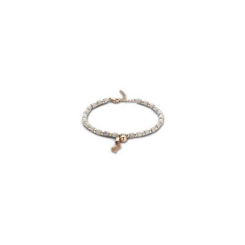 Victoria Rose gold colored white pearl bracelet