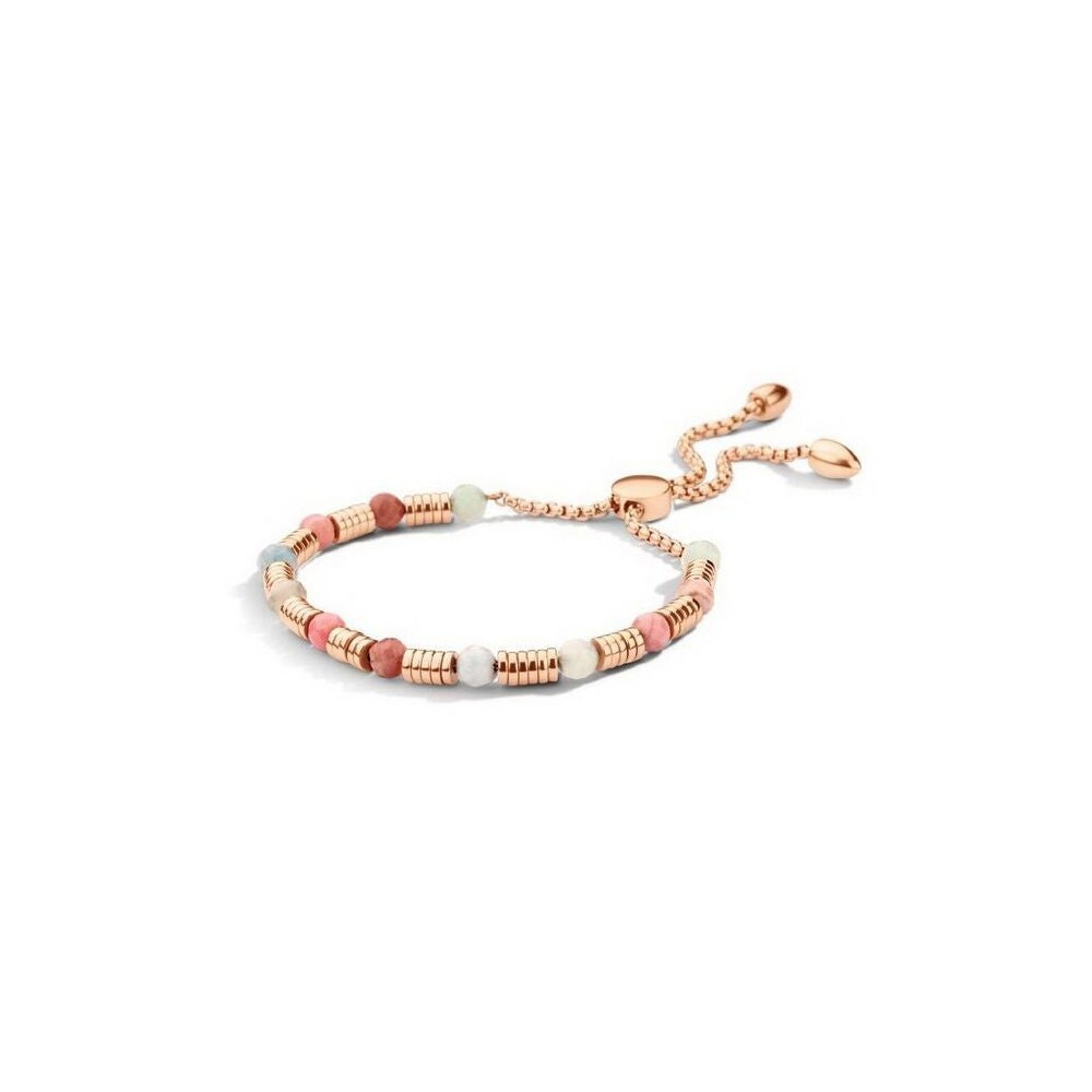 Victoria Rose gold colored beaded bracelet