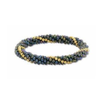Victoria Colorful Beaded Elastic Bracelet