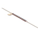 Victoria Colorful, rose gold colored bracelet