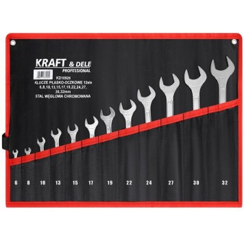 KLUCZE PŁASKO-OCZKOWE 12el. KD10926