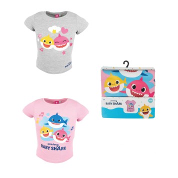 Baby Shark Fun kids' short t-shirt, top 92-116 cm