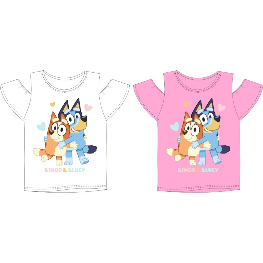 Bluey Hug kids short t-shirt, top 92-116 cm