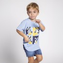 Bluey Mosaic children's short T-shirt, top 4 years / 104 cm