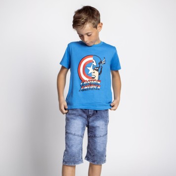 Avengers Captain America children's short t-shirt, top 4-10 years