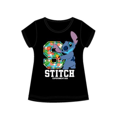 Disney Lilo and Stitch Black children's T-shirt, top 10-16 years