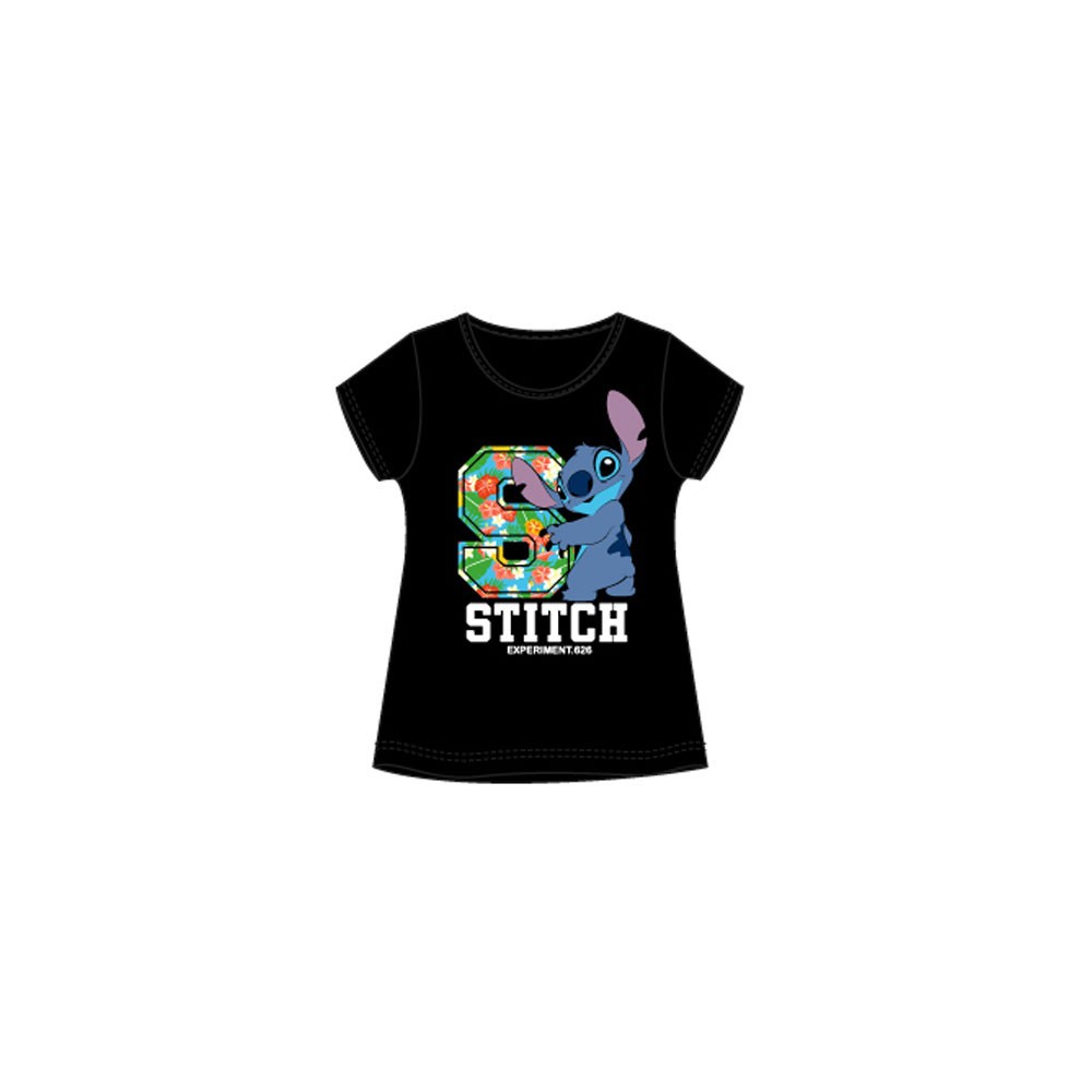 Disney Lilo and Stitch Black children's T-shirt, top 10-16 years
