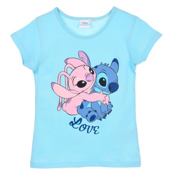 Disney Lilo and Stitch Love children's short t-shirt, top 3-8 years