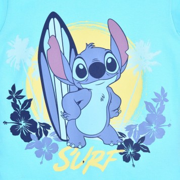 Disney Lilo and Stitch Surf children's short shirt, top 8 years