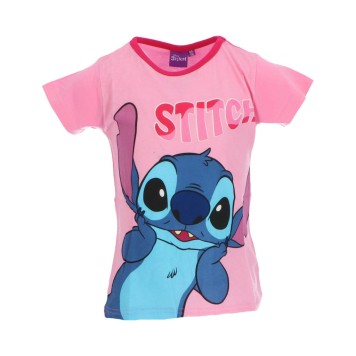 Disney Lilo and Stitch Surprised children's short t-shirt, top 3-8 years