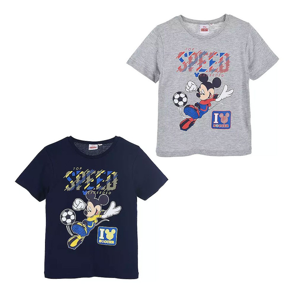 Disney Mickey  Speed children's short-sleeve shirt, top 3-6 years