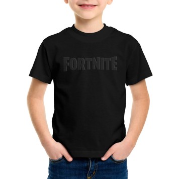 Fortnite Black children's short t-shirt, top 14 years / 164 cm