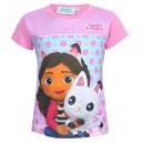 Gabby's Dollhouse Pandy Light Pink  Pandy Light Pink kids short t-shirt, top 3 years