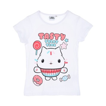 Gabby's Dollhouse Tasty children's short sleeve top, 3-8 years