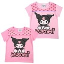 Hello Kitty Kuromi children's short shirt, top 3-8 years