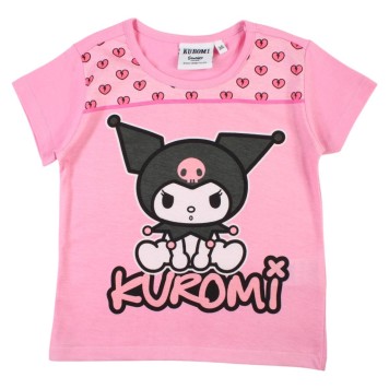 Hello Kitty Kuromi children's short shirt, top 3-8 years