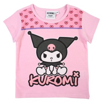 Hello Kitty Kuromi children's short shirt, top 3-8 years