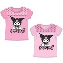 Hello Kitty Kuromi children's short shirt, top 3-8 years