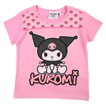 Hello Kitty Kuromi Pink children's short t-shirt, top 4 years