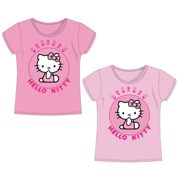 Hello Kitty Pink children's short sleeve t-shirt, top 3-8 years