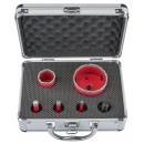 Zestaw 5 OTWORNIC Koronek 6-68 mm Otwornica Diamentowa Adapter HEX M14 RTZOD0045