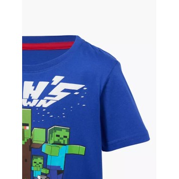 Minecraft children's short shirt, top 6-12 years