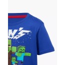 Minecraft children's short shirt, top 6-12 years