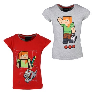 Minecraft children's short t-shirt, top 4-8 years