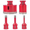 Zestaw 5 OTWORNIC Koronek 6-68 mm Otwornica Diamentowa Adapter HEX M14 RTZOD0045