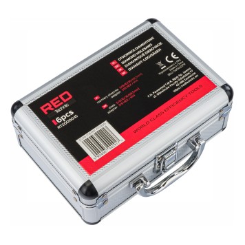 Zestaw 5 OTWORNIC Koronek 6-68 mm Otwornica Diamentowa Adapter HEX M14 RTZOD0045