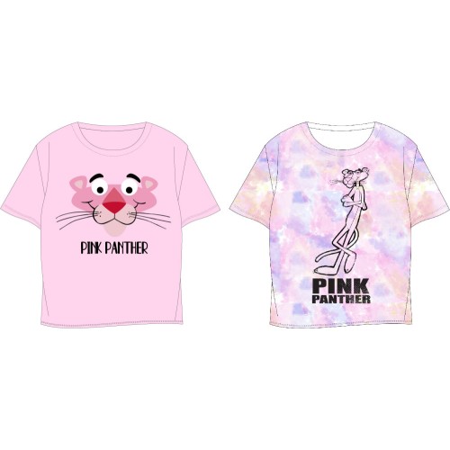 Pink panther kids short T-shirt, top 134-164 cm