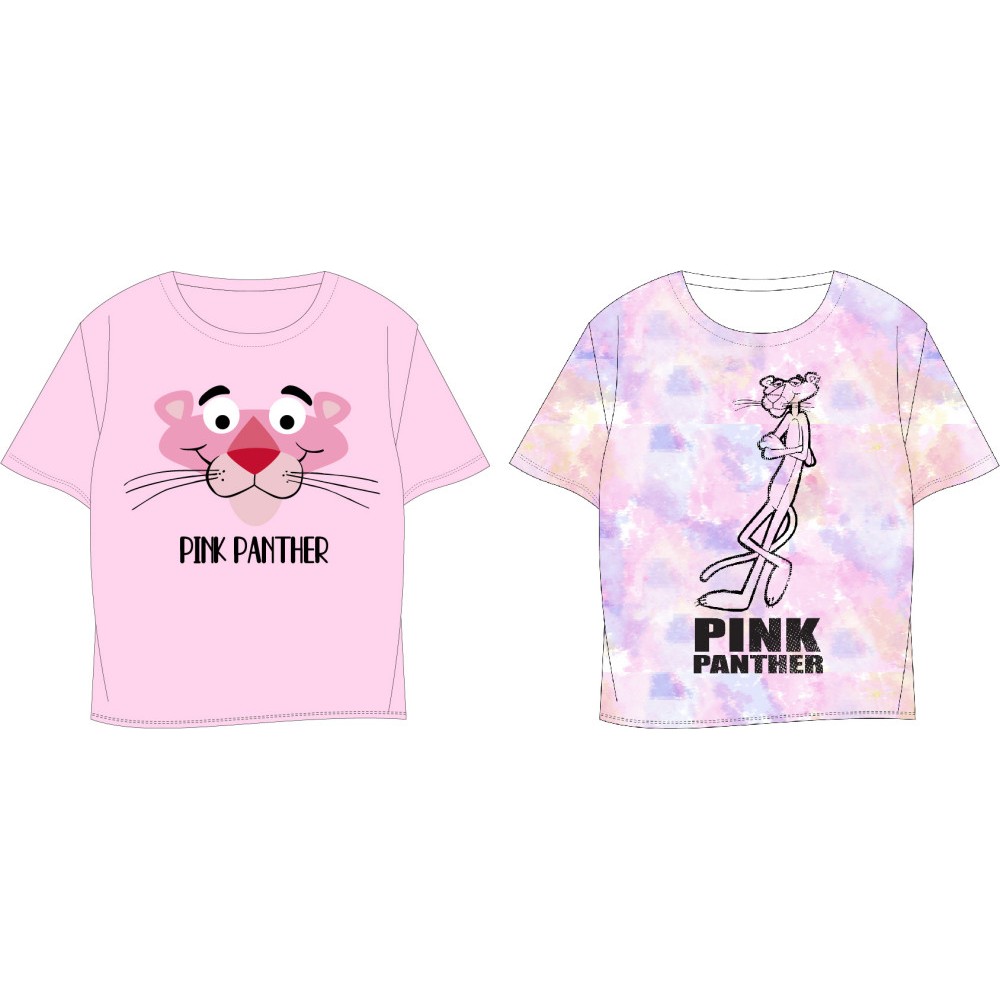 Pink panther kids short T-shirt, top 134-164 cm