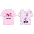 Pink panther kids short T-shirt, top 134-164 cm