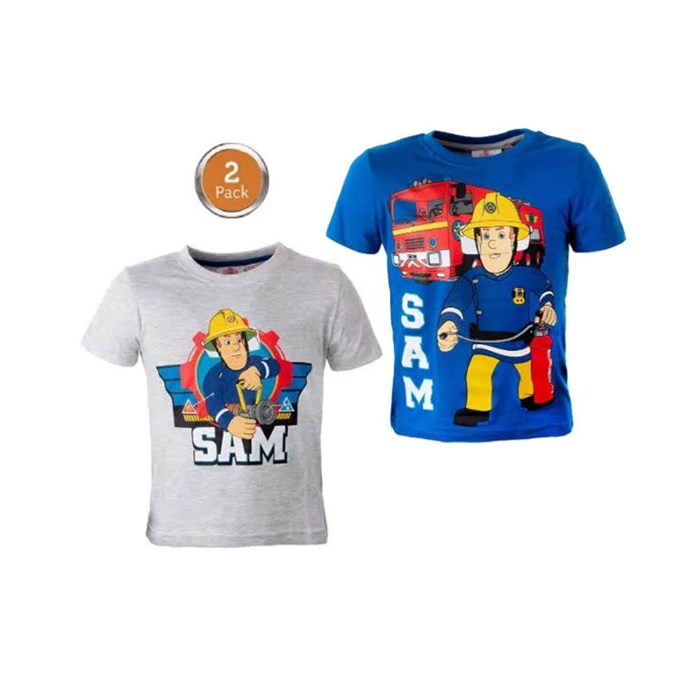 Fireman Sam children's short t-shirt 2-piece set 110/116 cm