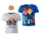Fireman Sam children's short t-shirt 2-piece set 122/128 cm