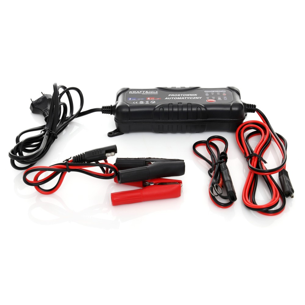 Chargeur de batterie auto Redresseur automatique 6 V DC et 12 V DC Chargeur de batterie auto Redresseur automatique 6 V DC et 12 V DC
