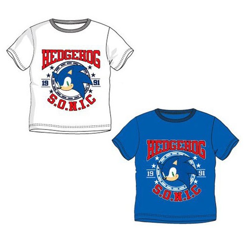 Sonic the Hedgehog 1991  Sonic the Hedgehog Kids' Short-Sleeve T-Shirt, Top 3-8 Years