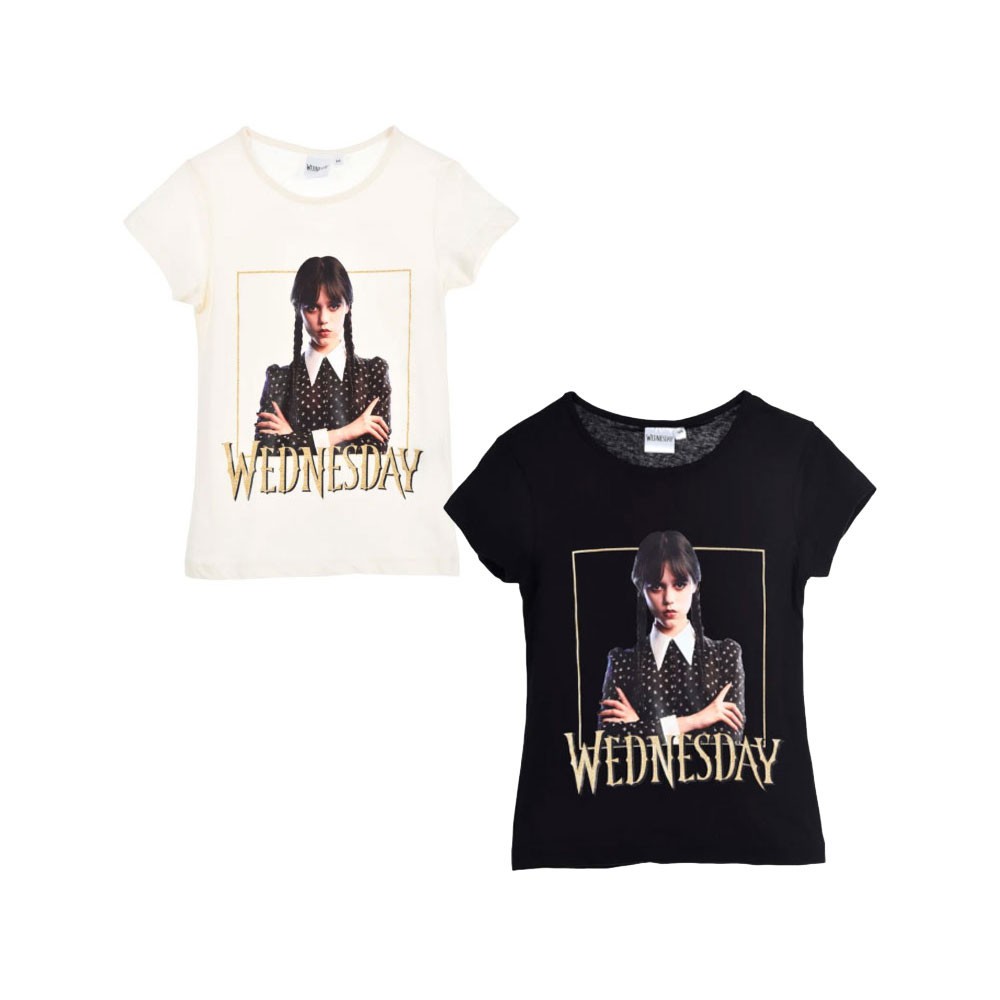Wednesday Gloomy children's short t-shirt, top 6-12 years