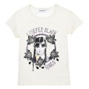 Wednesday White children's short sleeve top 8 years / 128 cm