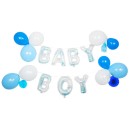 Baby Baby Boy Boy foil balloon, balloon set