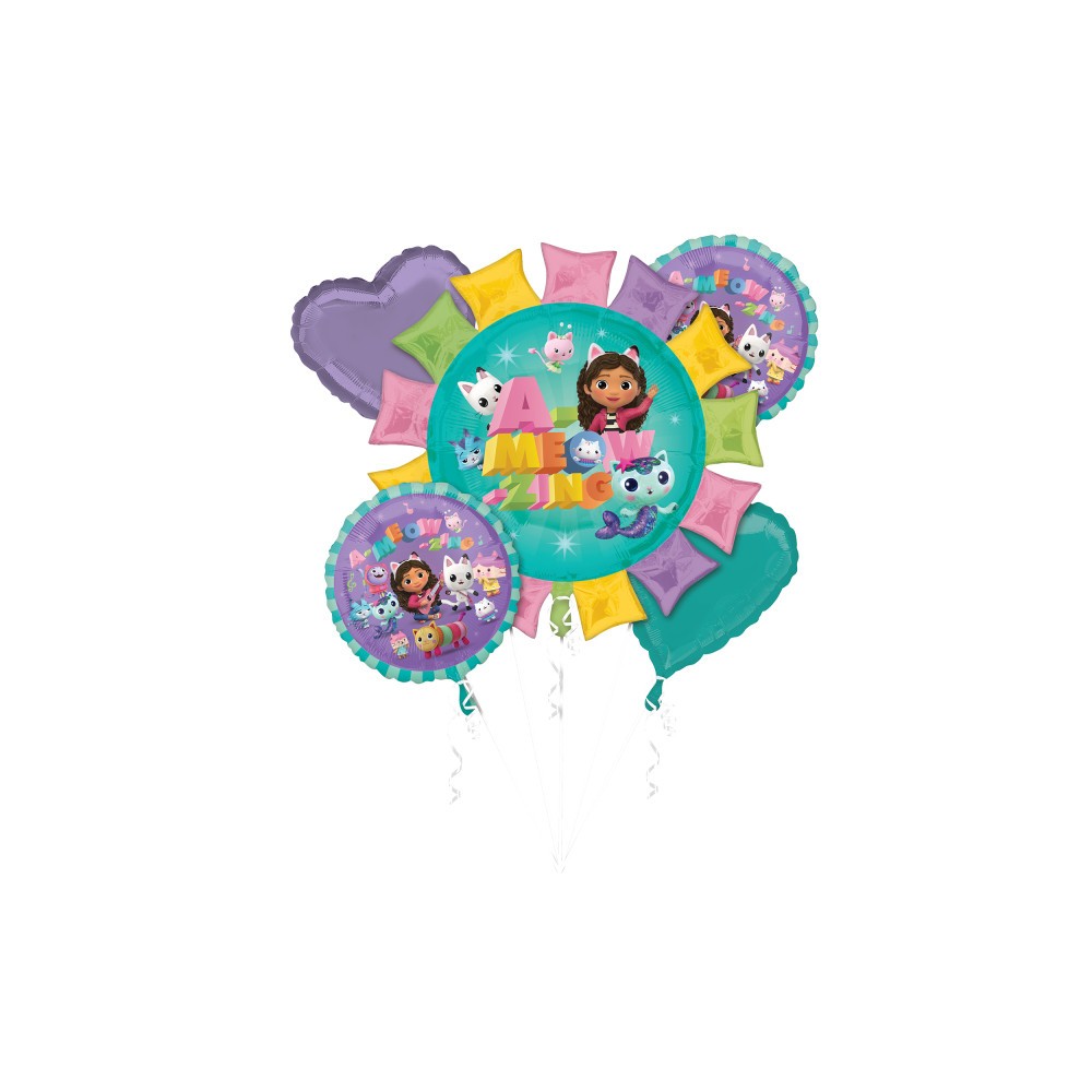 Gabby's Dollhouse A-meo-zing foil balloon 5-piece set