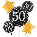 Happy Birthday Happy Birthday 50 Foil Balloon Set of 5