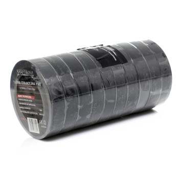 Taśma izolacyjna PVC 10szt. czarna KD10916