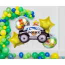 Police Beep foil balloon 5-piece set