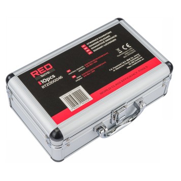 Zestaw 9 OTWORNIC Koronek 6-68 mm Otwornica Diamentowa Adapter HEX M14  RTZOD0046