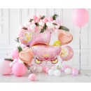 Happy Birthday Carriage Pink Pink Stroller Foil Balloon 5-piece Set