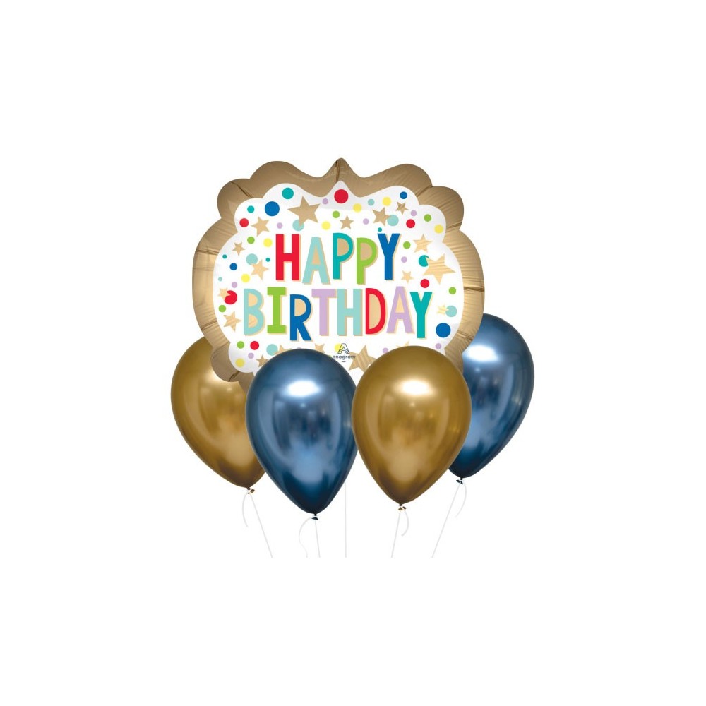 Satin Luxe Foil Balloon 5-Piece Set