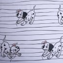 Disney 101 Dalmatians Lucky Stripe fitted sheet 90x200 cm
