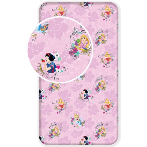 Disney Princess Royal elastic fitted sheet 90x200 cm