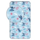 Disney Lilo and Stitch Blue Fitted sheet 90x200 cm